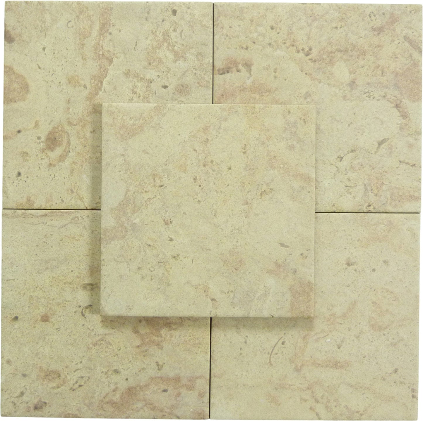 Coralina Beige 6x6 Matte Porcelain Tile Universal Glass Designs