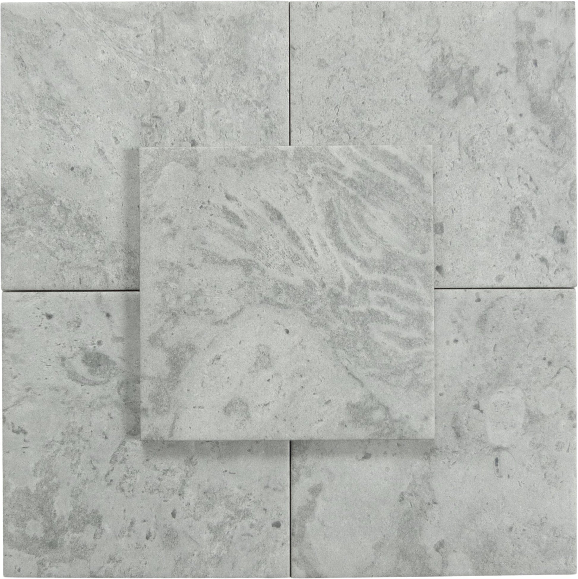 Coralina Grey 6x6 Matte Porcelain Tile Universal Glass Designs