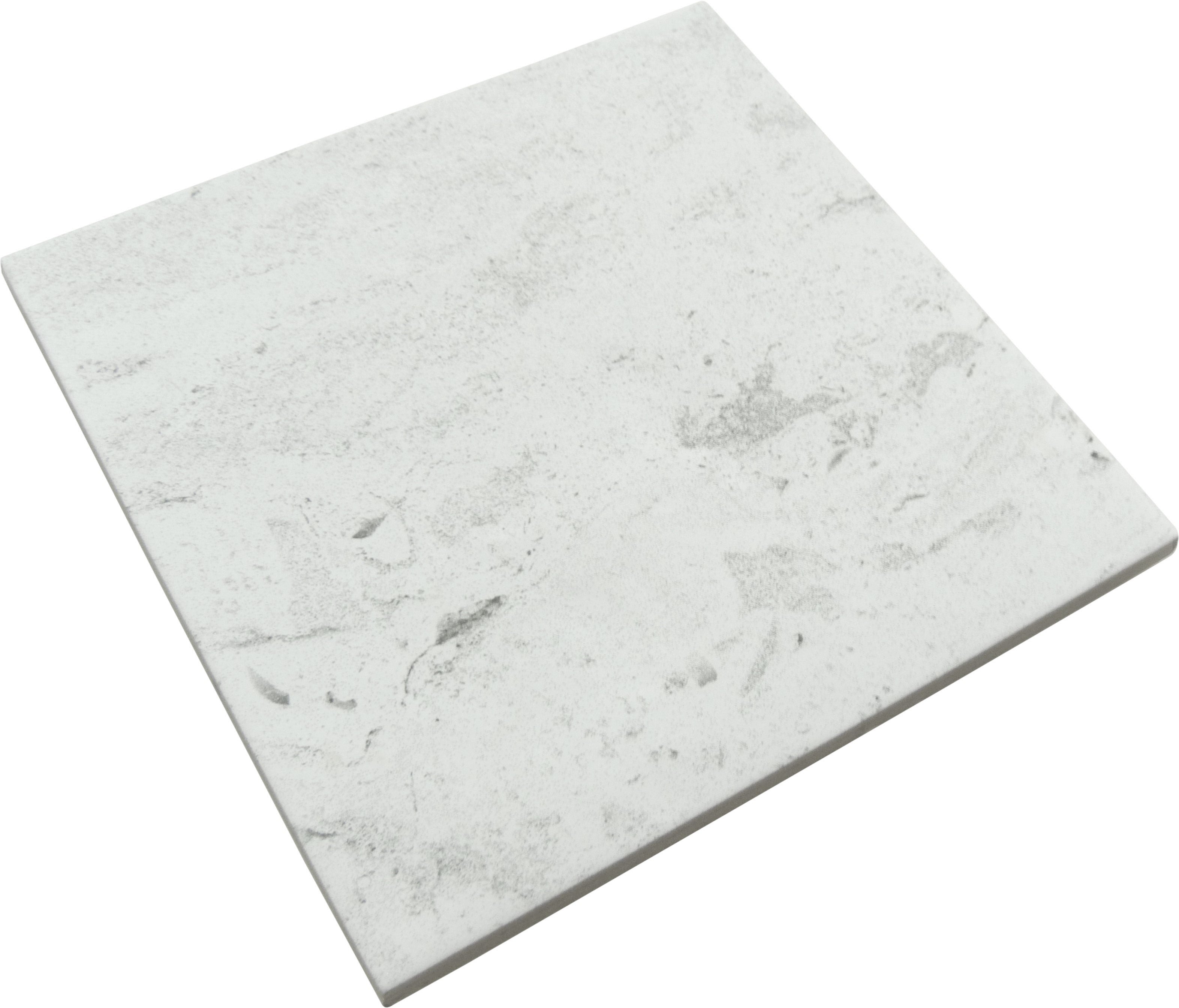 Coralina White 6x6 Matte Porcelain Tile Universal Glass Designs