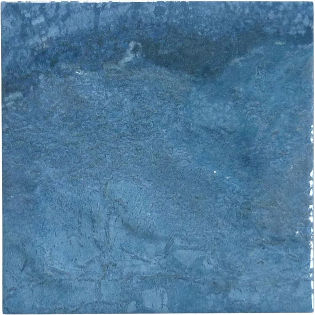 Artic Blue 6x6 Glossy Porcelain Tile Universal Glass Designs