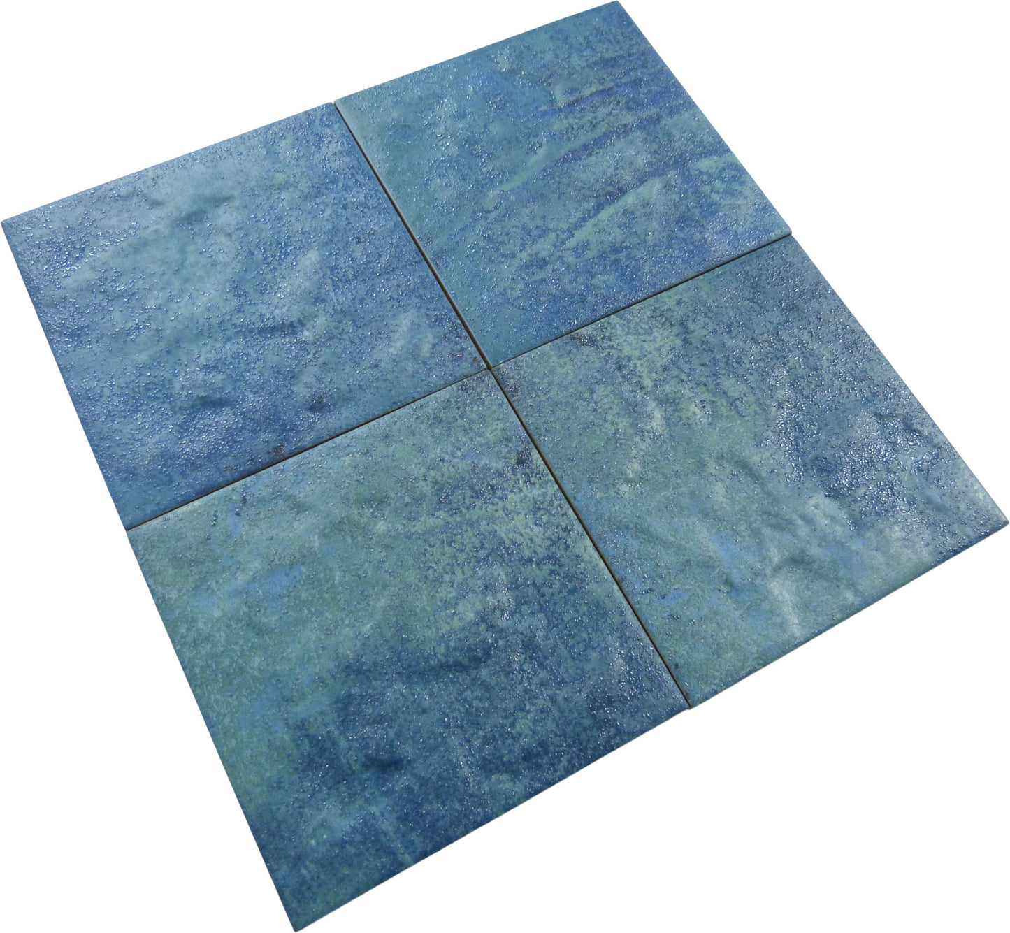 Turqueta Azor Blue 6x6 Matte Porcelain Tile Universal Glass Designs