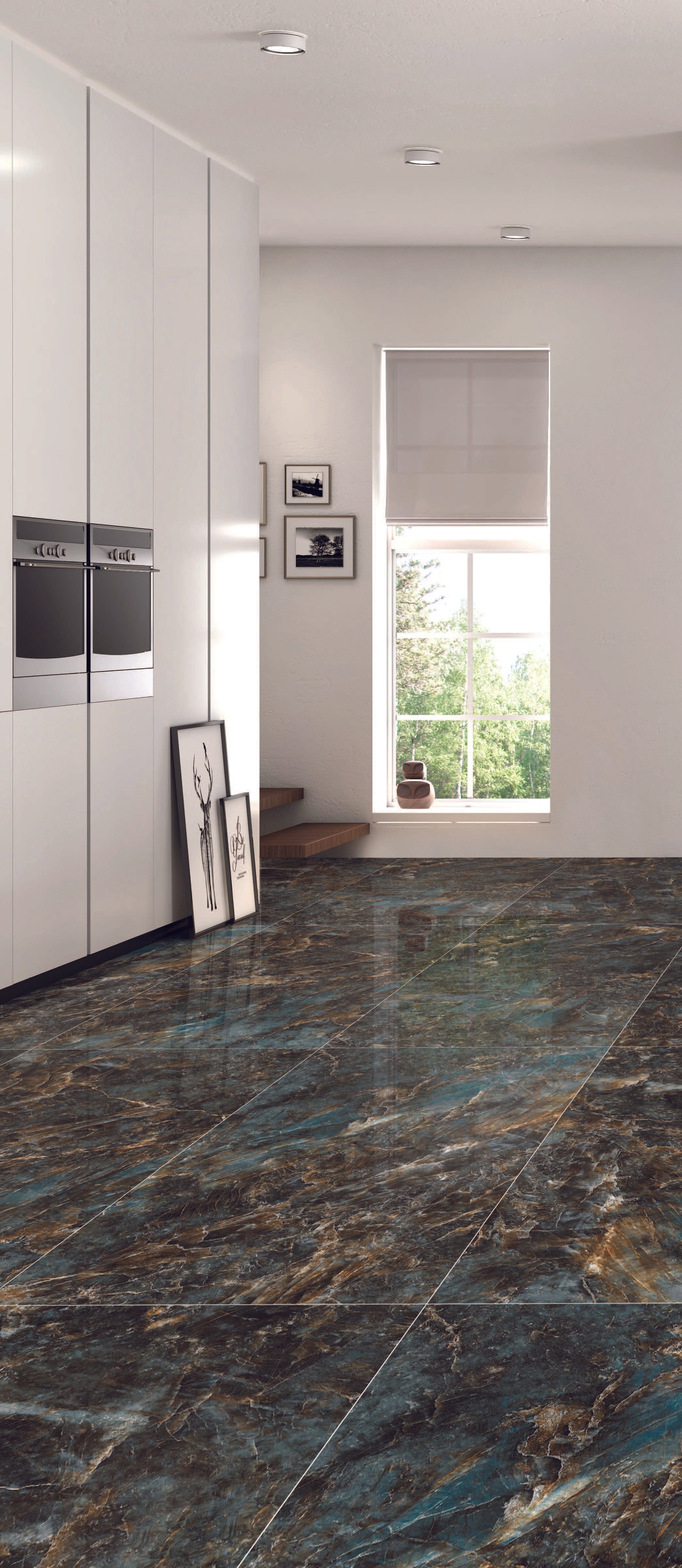 Amazonite Green 24x48 Polished Porcelain Tile Champion Tile