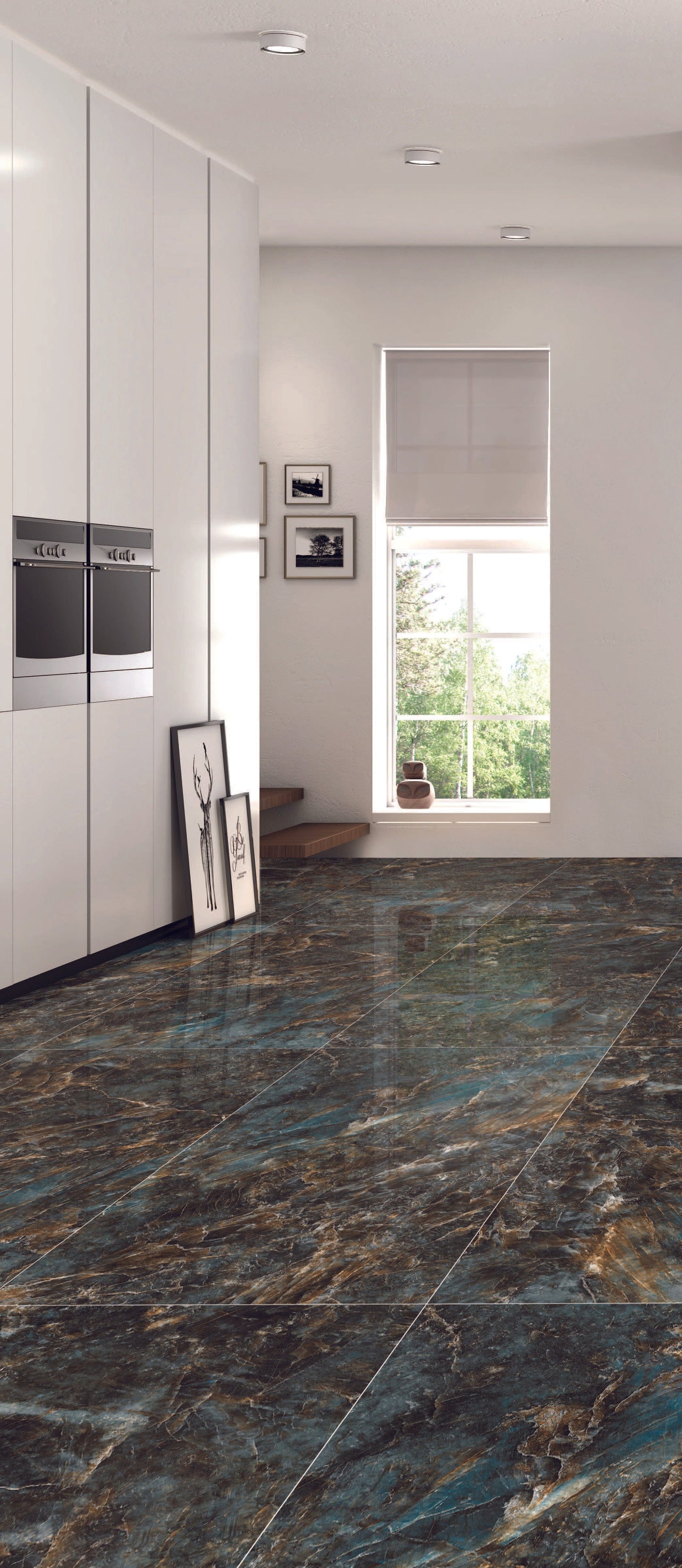 Amazonite Green 24x48 Polished Porcelain Tile Champion Tile