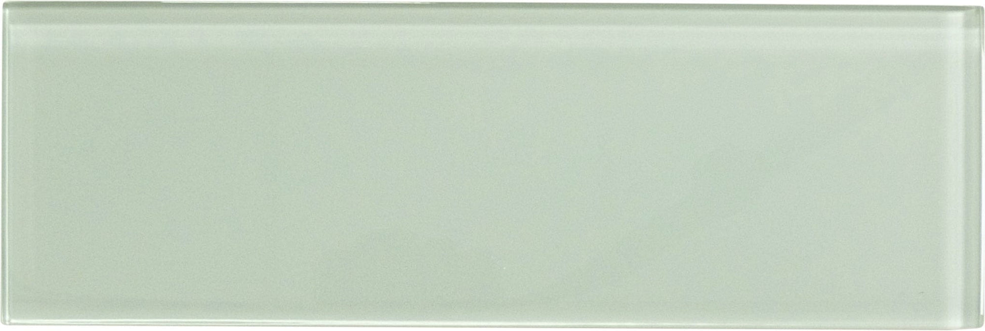 Ice Mist Green 4'' x 12'' Glossy Glass Subway Tile Euro Glass