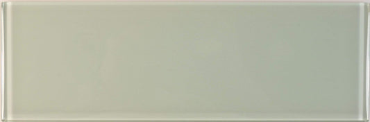 Ocean Spray Green 4'' x 12'' Glossy Glass Subway Tile Euro Glass