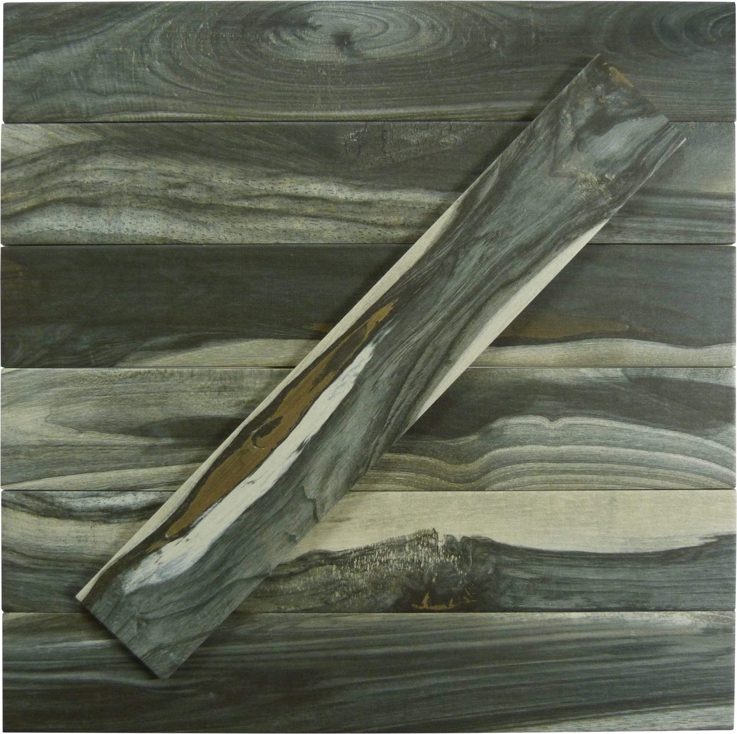 Ala Timber Thunder Sky Black 3" x 18" Matte Porcelain Plank Tile Euro Glass