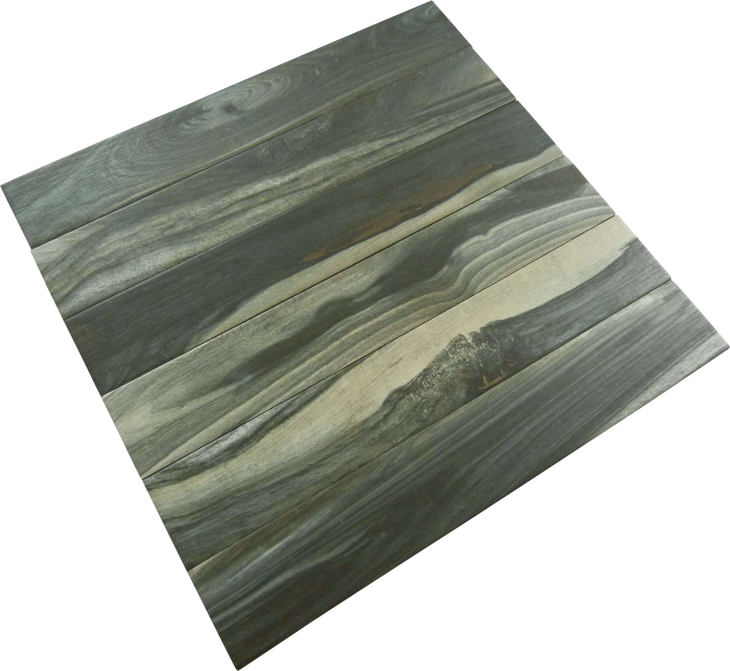 Ala Timber Thunder Sky Black 3" x 18" Matte Porcelain Plank Tile Euro Glass