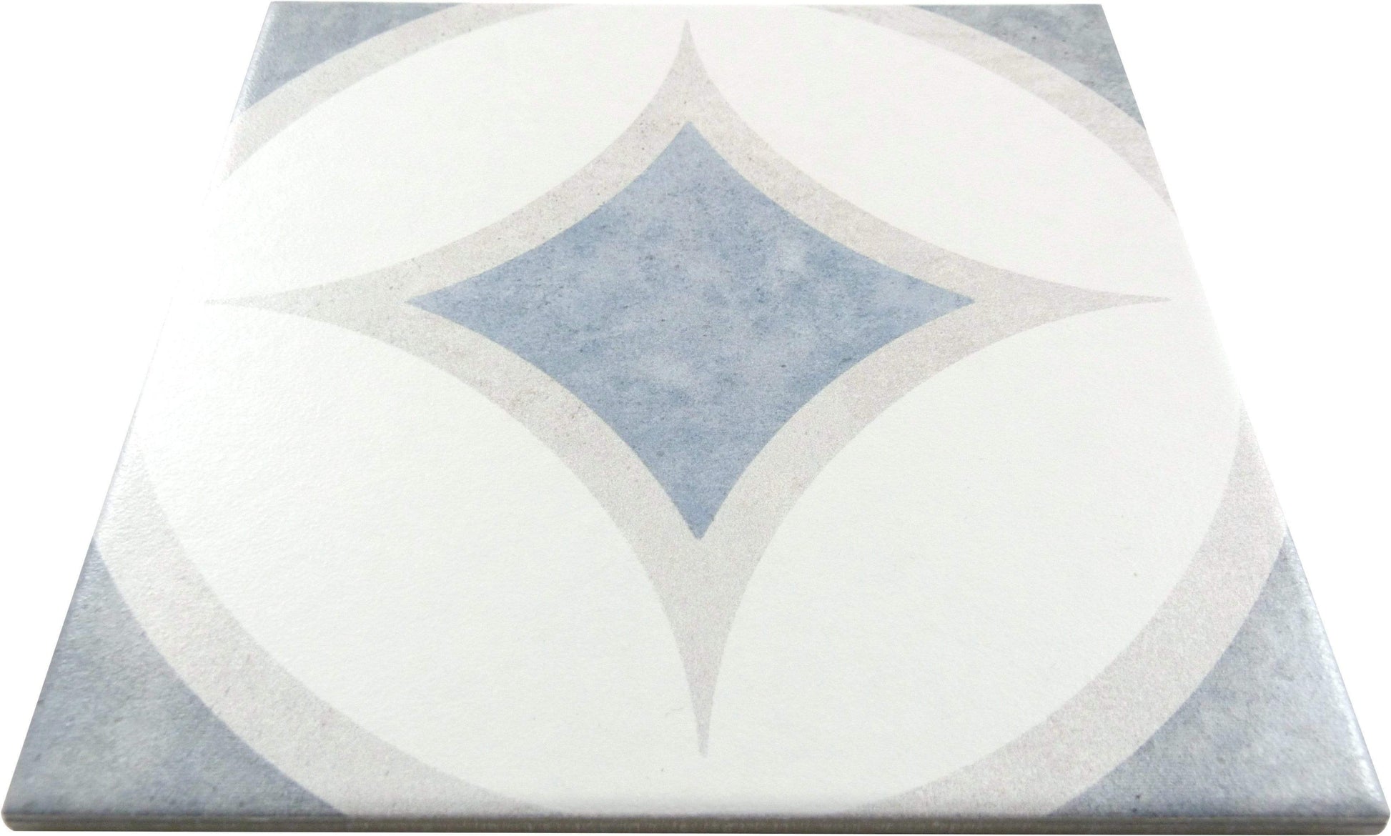 Retro Neuve Ocean Star 8" x 8" Matte Porcelain Tile Euro Glass