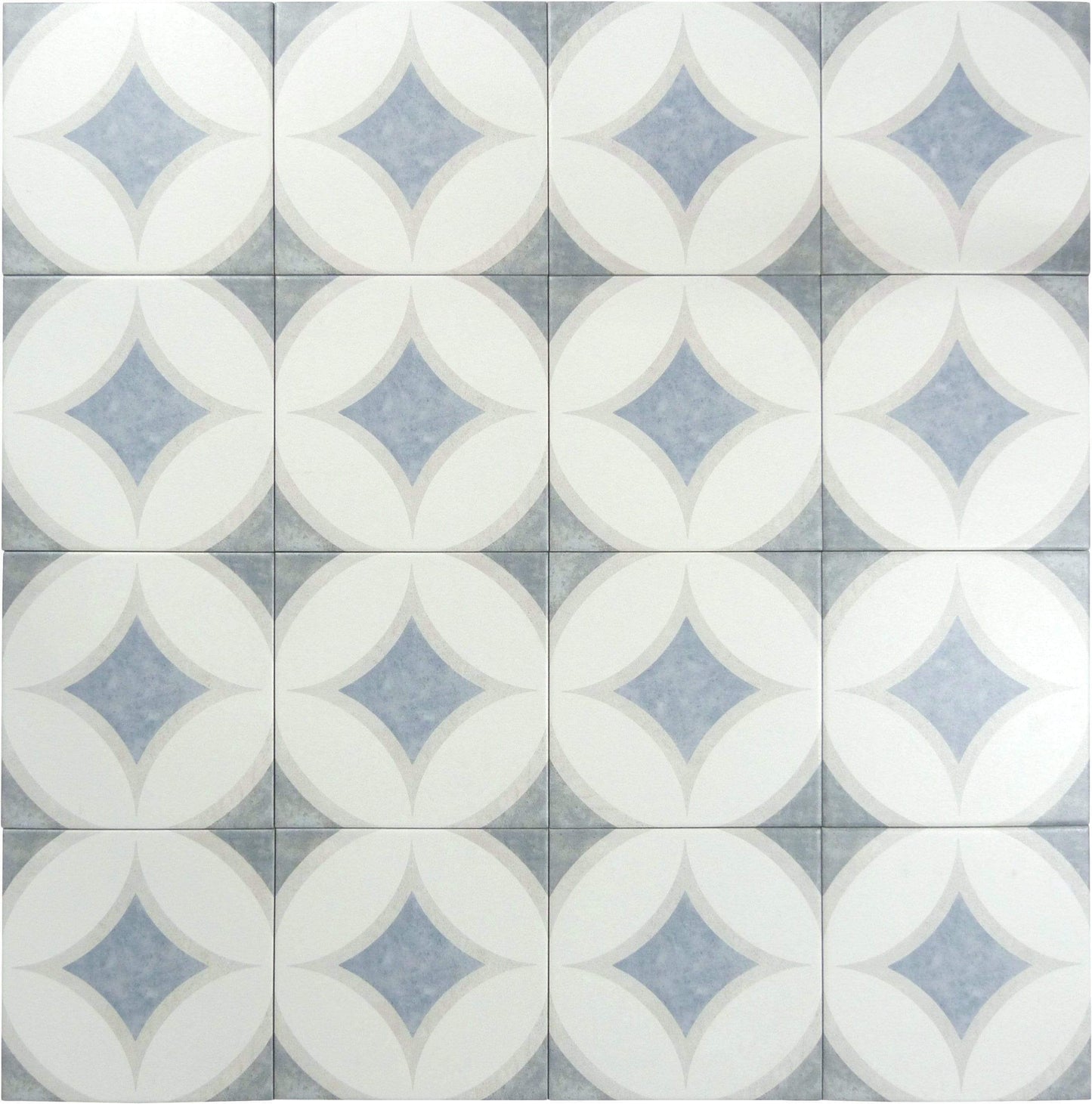 Retro Neuve Ocean Star 8" x 8" Matte Porcelain Tile Euro Glass