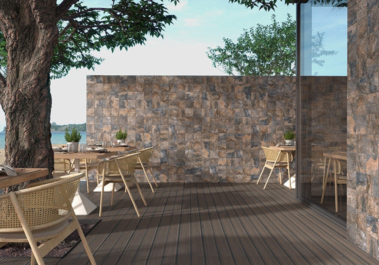 Gentle Dwelling Algonquin Prime Grey 6x6 Matte Porcelain Tile Euro Glass