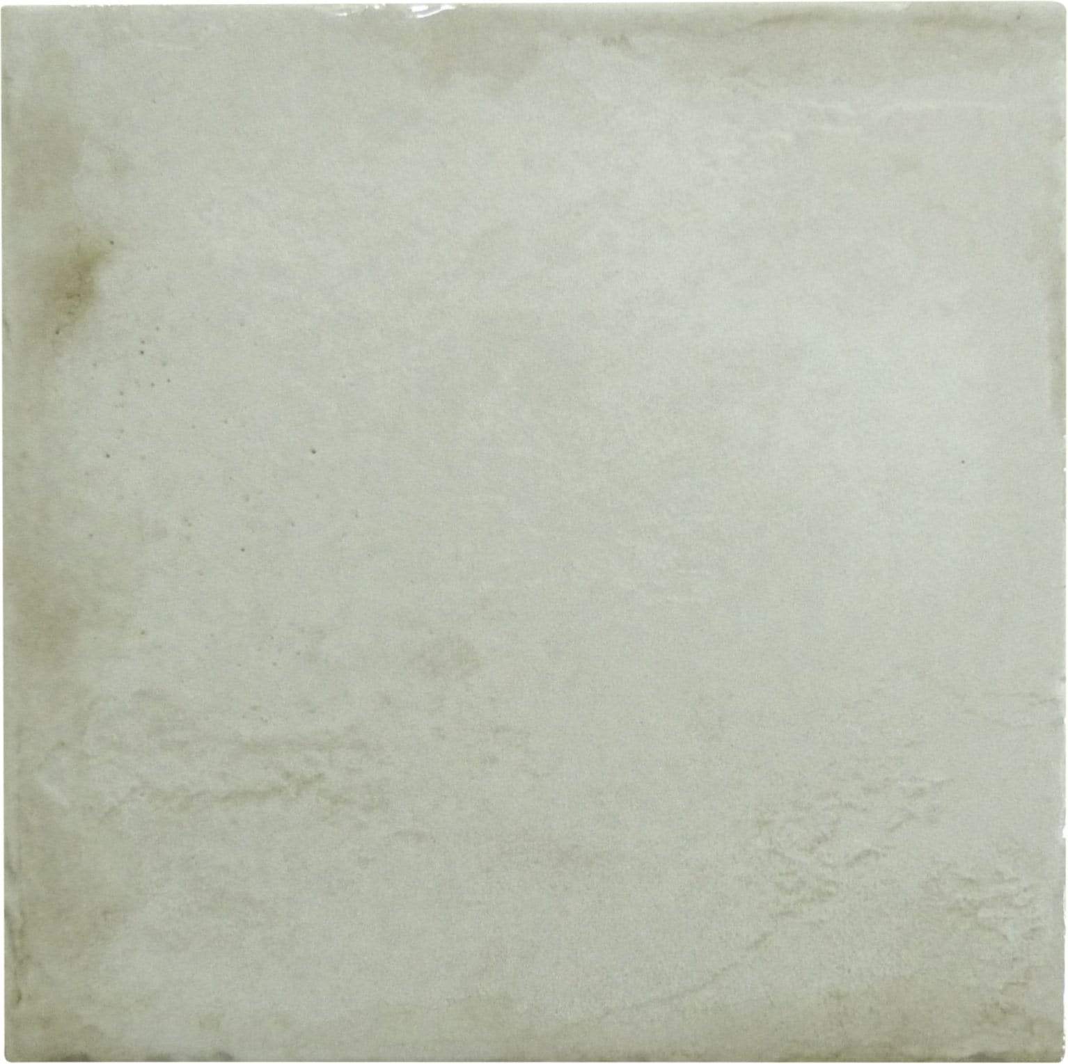 Geometric Calm Nacre White 8" x 8" Multi Finished Porcelain Tile Euro Glass