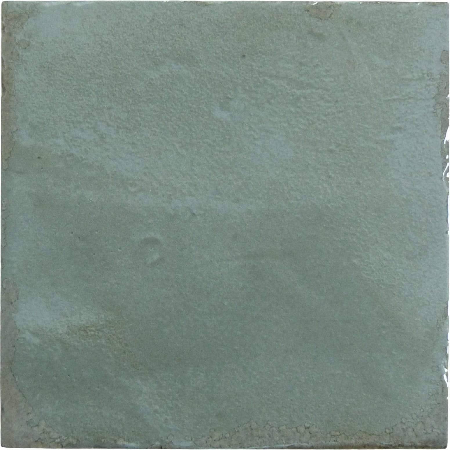 Geometric Calm Whispering Falls Blue 8" x 8" Multi Finished Porcelain Tile Euro Glass