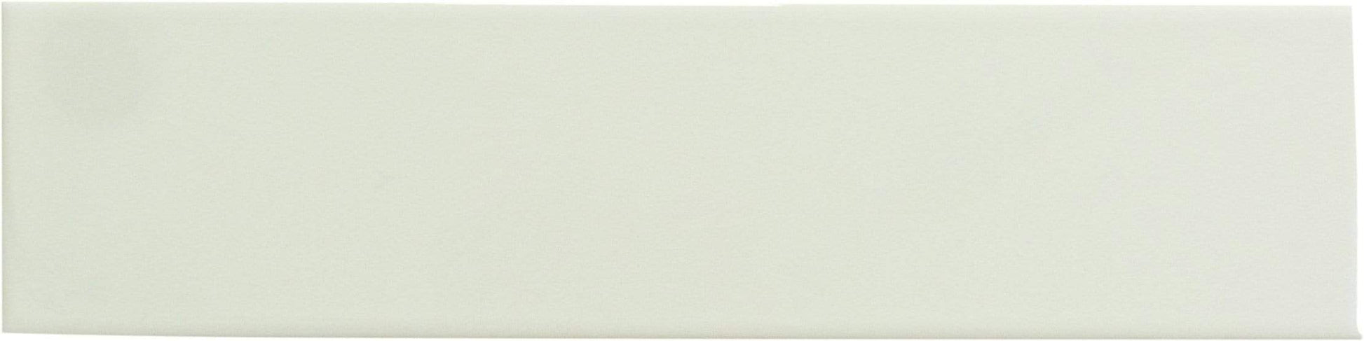 In Collection Plain White 3" x 12" Glossy Ceramic Subway Tile Euro Glass