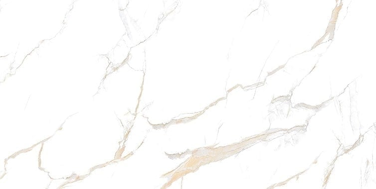 Calacatta Gold 24x48 Polished Porcelain Tile Euro Glass