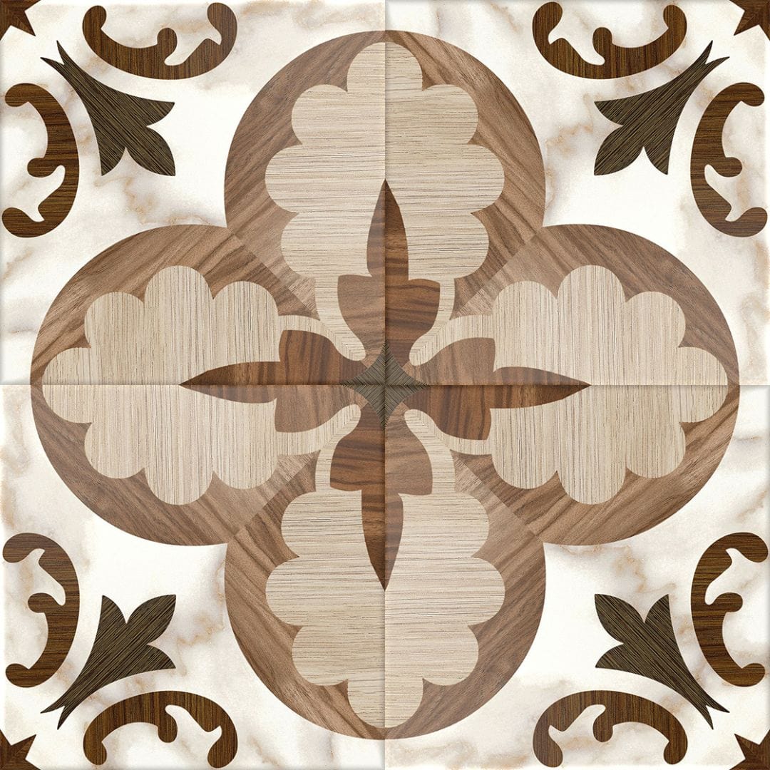 Florencial La Spezia Brown 8x8 Matte Porcelain Tile Euro Glass