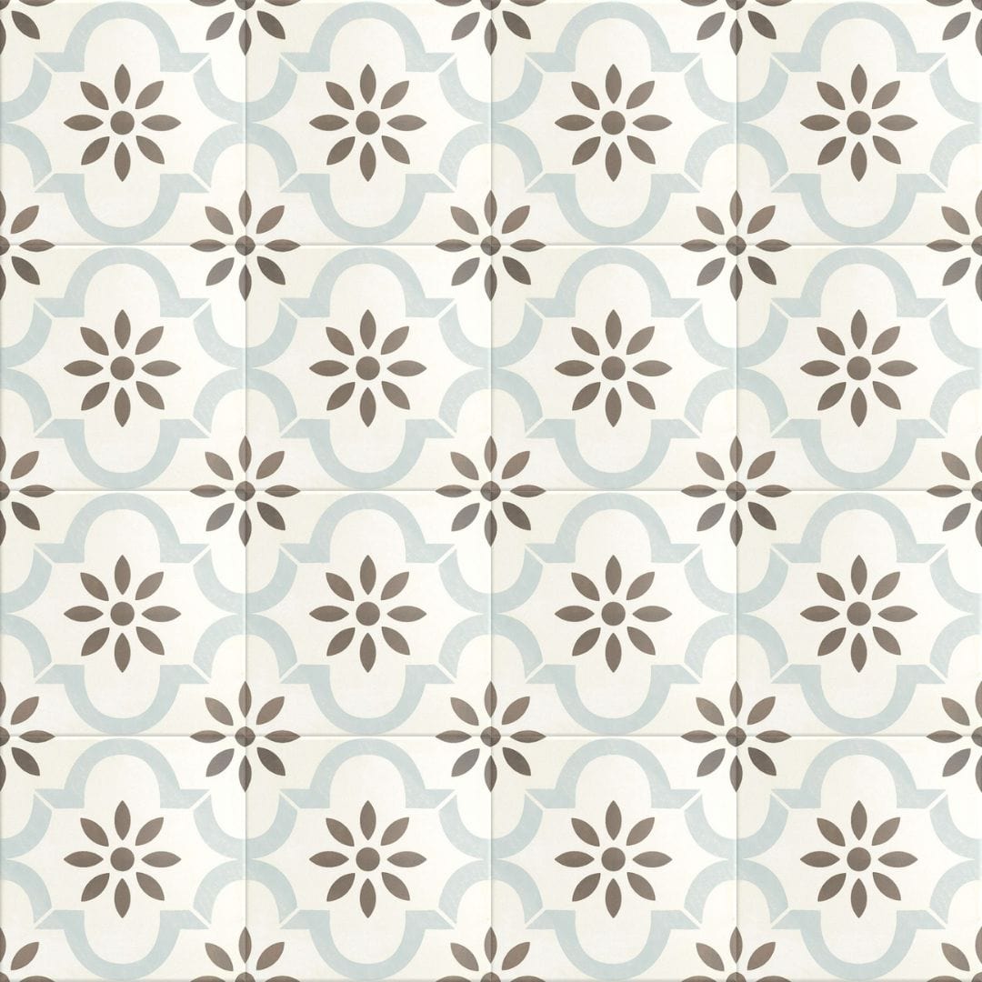 Florencial Pisa Bella Green 8x8 Matte Porcelain Tile Euro Glass