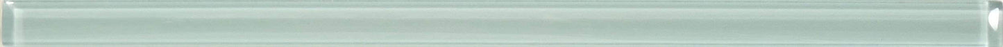Morning Mist Blue 5/8" x 12" Glossy Glass Liner Euro Glass