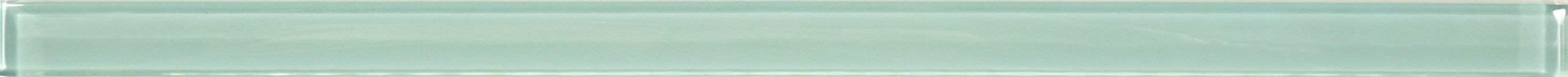 Soft Mint Green 5/8" x 12" Glossy Glass Liner Euro Glass
