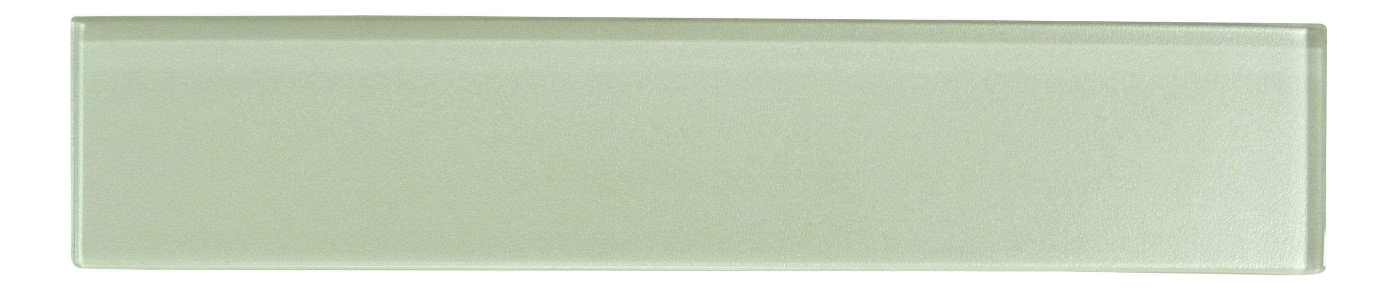 Lustrous Kauai Green 3" x 14" Shimmer Glossy Glass Subway Tile Euro Glass