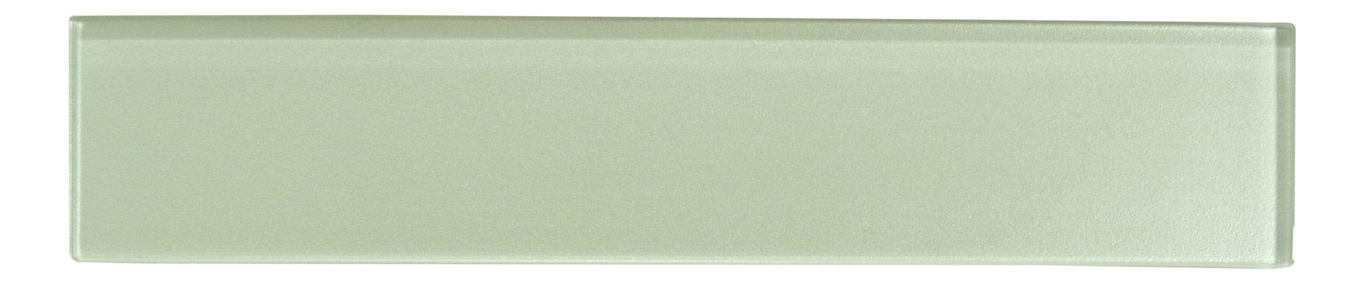 Lustrous Kauai Green 3" x 14" Shimmer Glossy Glass Subway Tile Euro Glass