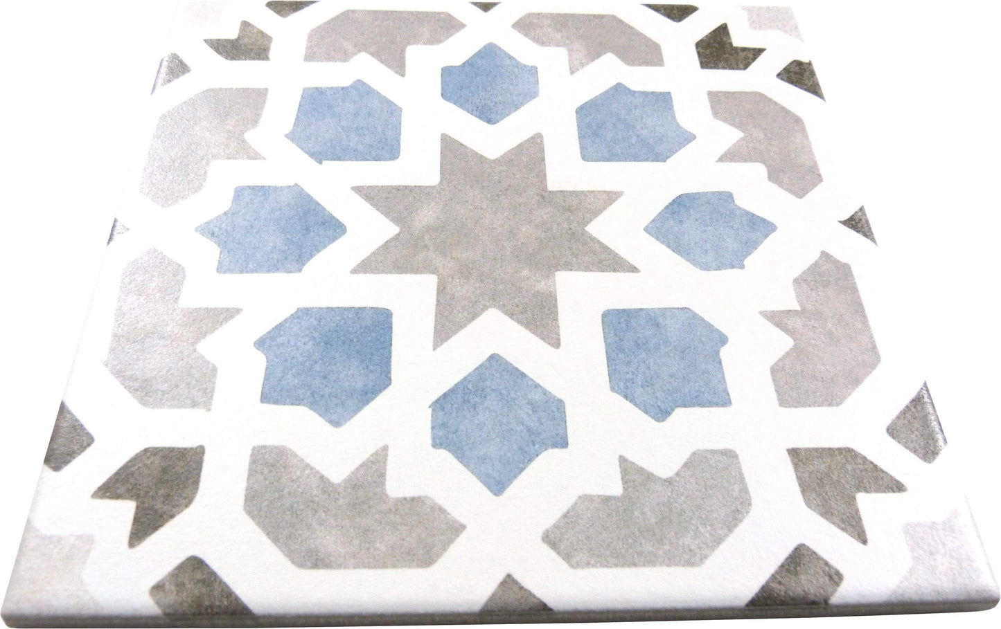 Retro Neuve Love Burst 8" x 8" Matte Porcelain Tile Euro Glass