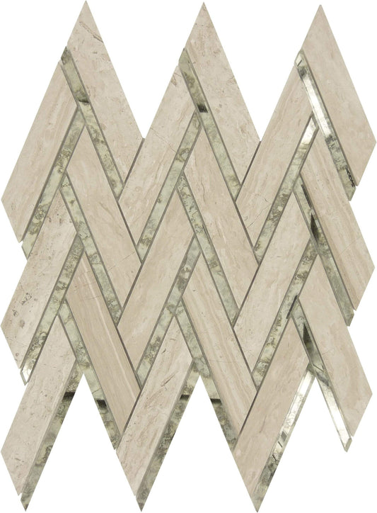 Peaks Harbor Kings Summit Mirror & Stone Tile Euro Glass