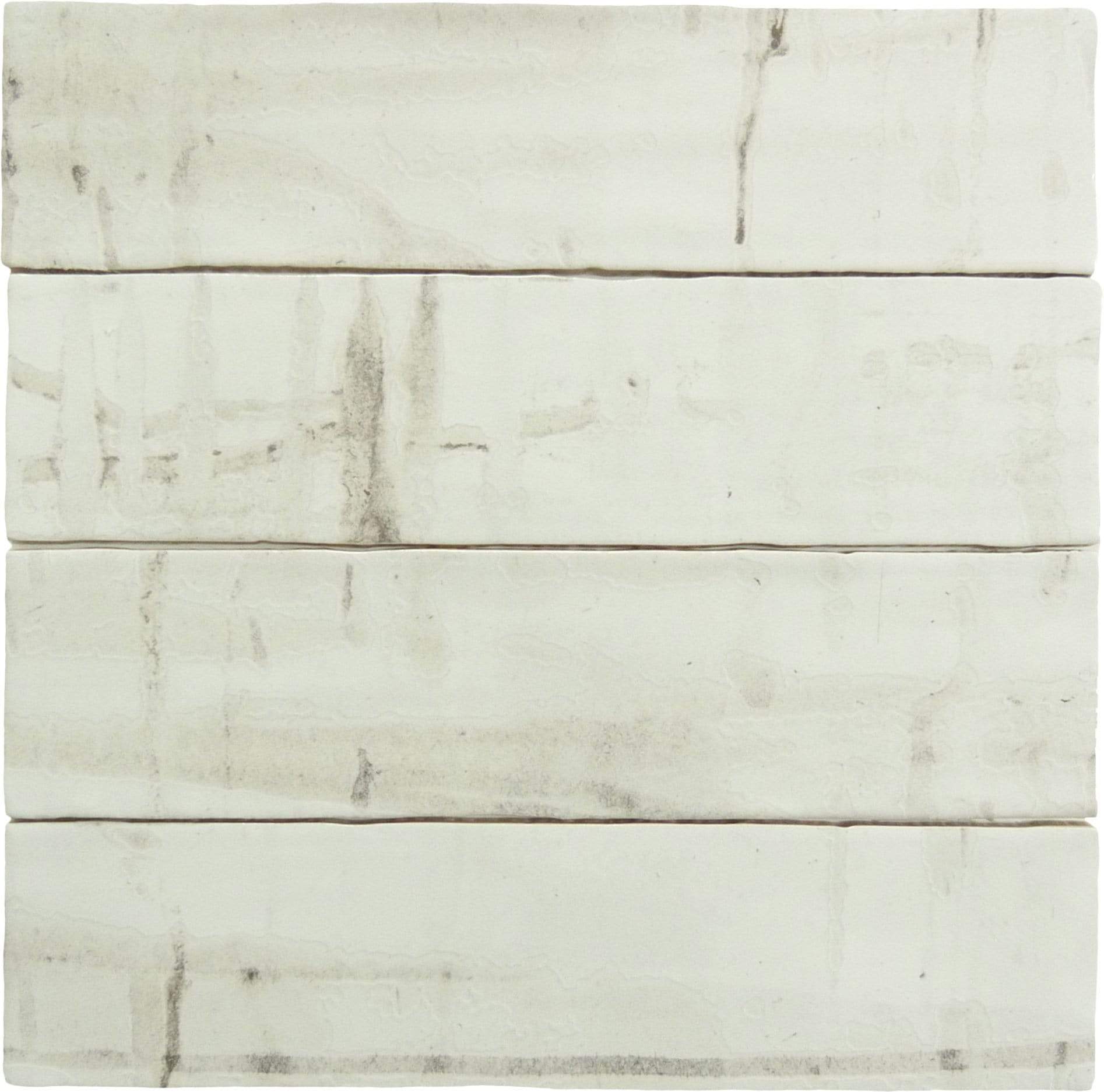 Princeton Glaze Linen Fresh White 3'' x 12" Glossy & Matte Ceramic Subway Tile Euro Glass