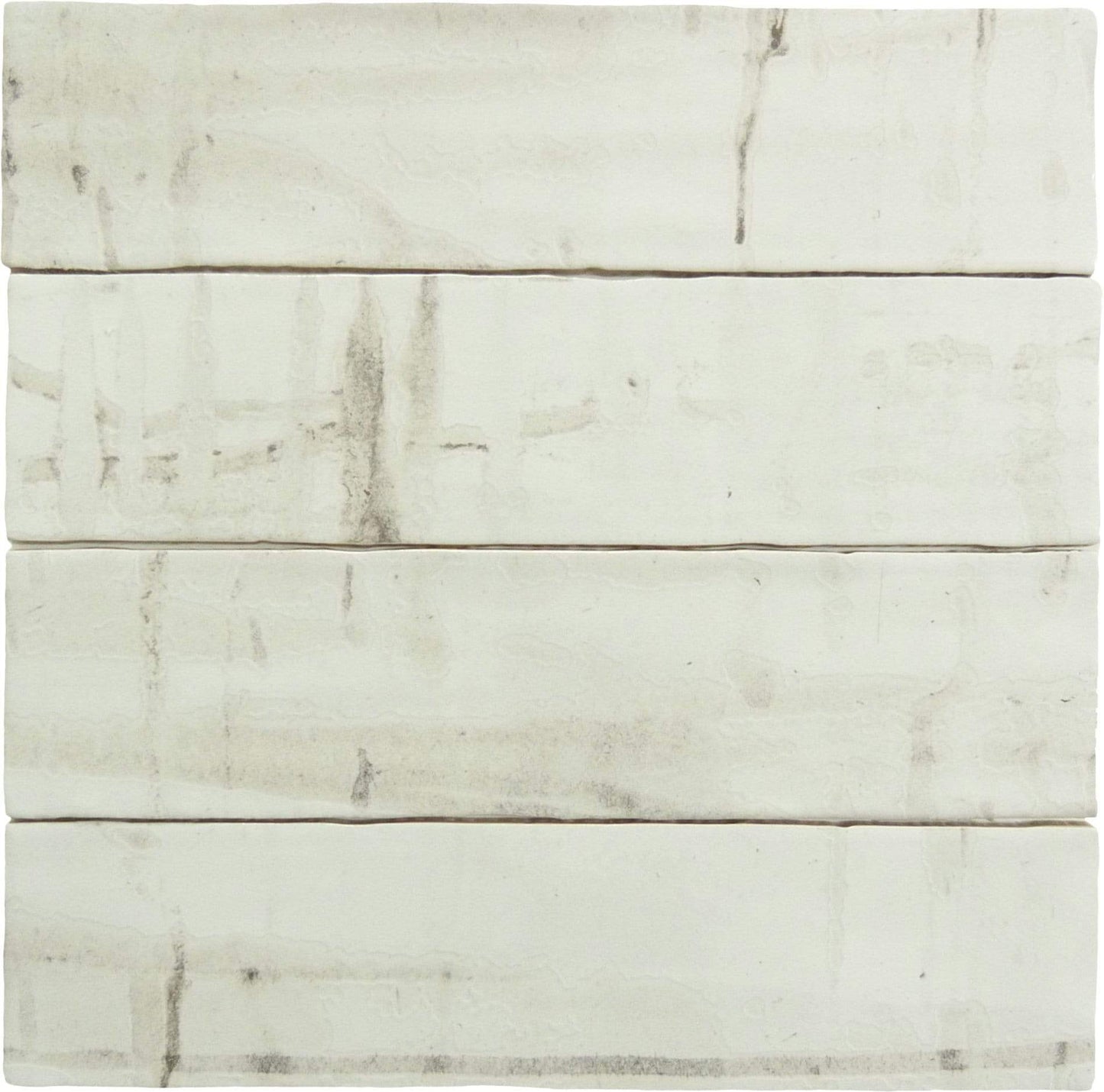 Princeton Glaze Linen Fresh White 3'' x 12" Glossy & Matte Ceramic Subway Tile Euro Glass