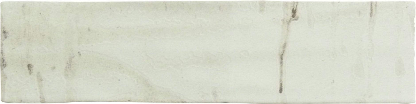 Princeton Glaze Linen Fresh White 3'' x 12" Glossy & Matte Ceramic Subway Tile Euro Glass