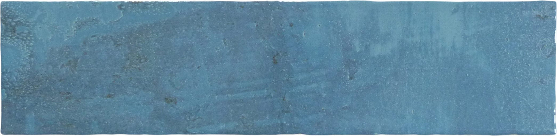 Rain Drops Ocean Mist Blue 3x12 Glossy Ceramic Tile Euro Glass