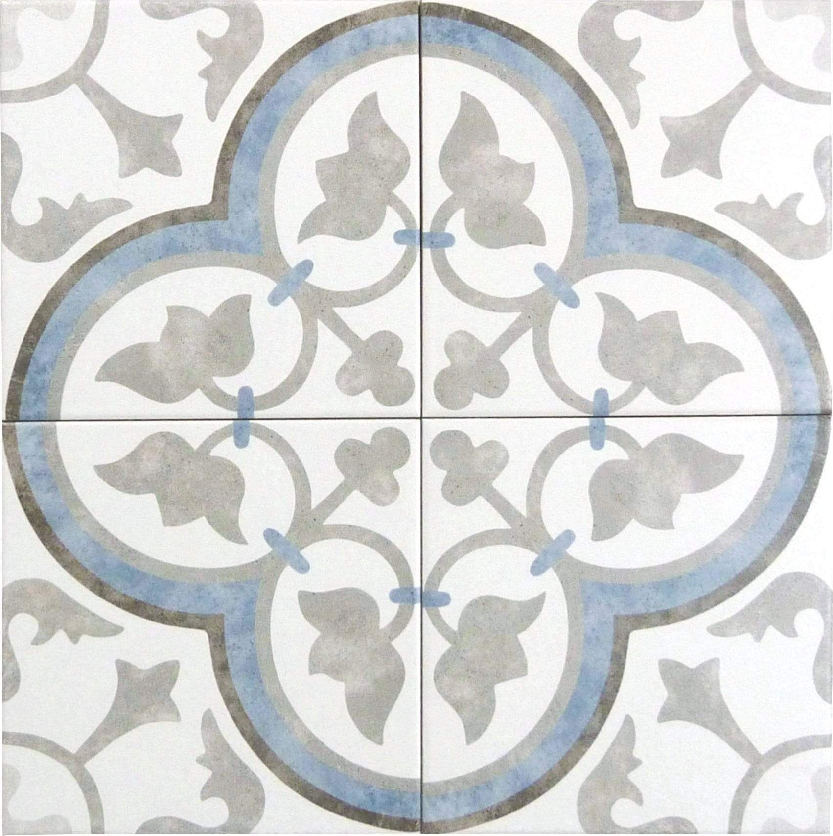 Retro Neuve Paris Spring 8" x 8" Matte Porcelain Tile Euro Glass