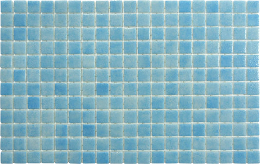 Songbird Blue Anti Slip Glossy Glass Pool Tile Fusion