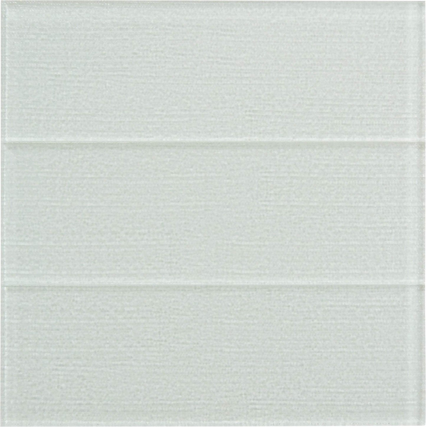 Linen Ice White 4'' x 12'' Glossy Glass Subway Tile Horizon Tile