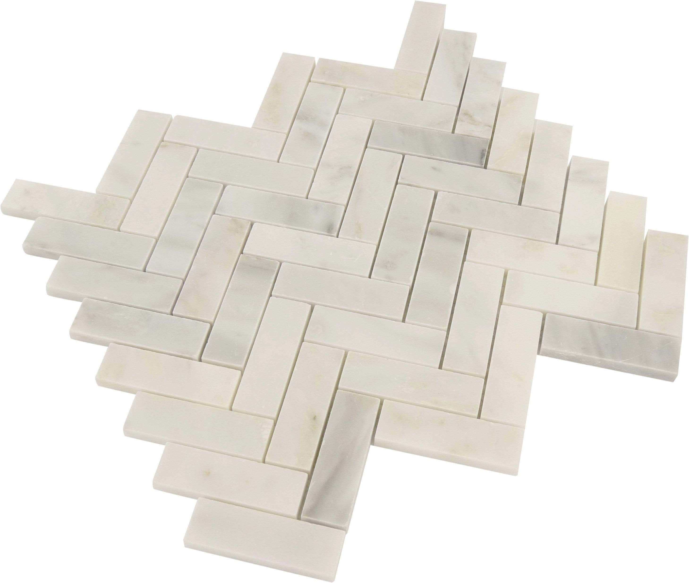 Boardwalk Herringbone Polished Stone Tile Horizon Tile