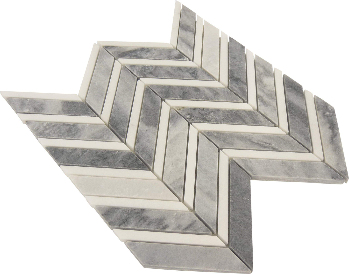 Marmala Chevron Polished Marble Tile Horizon Tile