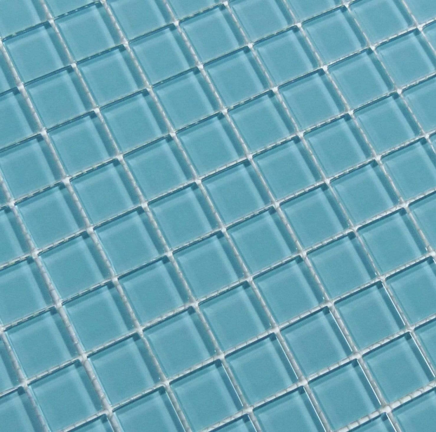 Caribbean Dream 1" x 1" Glossy Glass Tile Matrix Mosaics