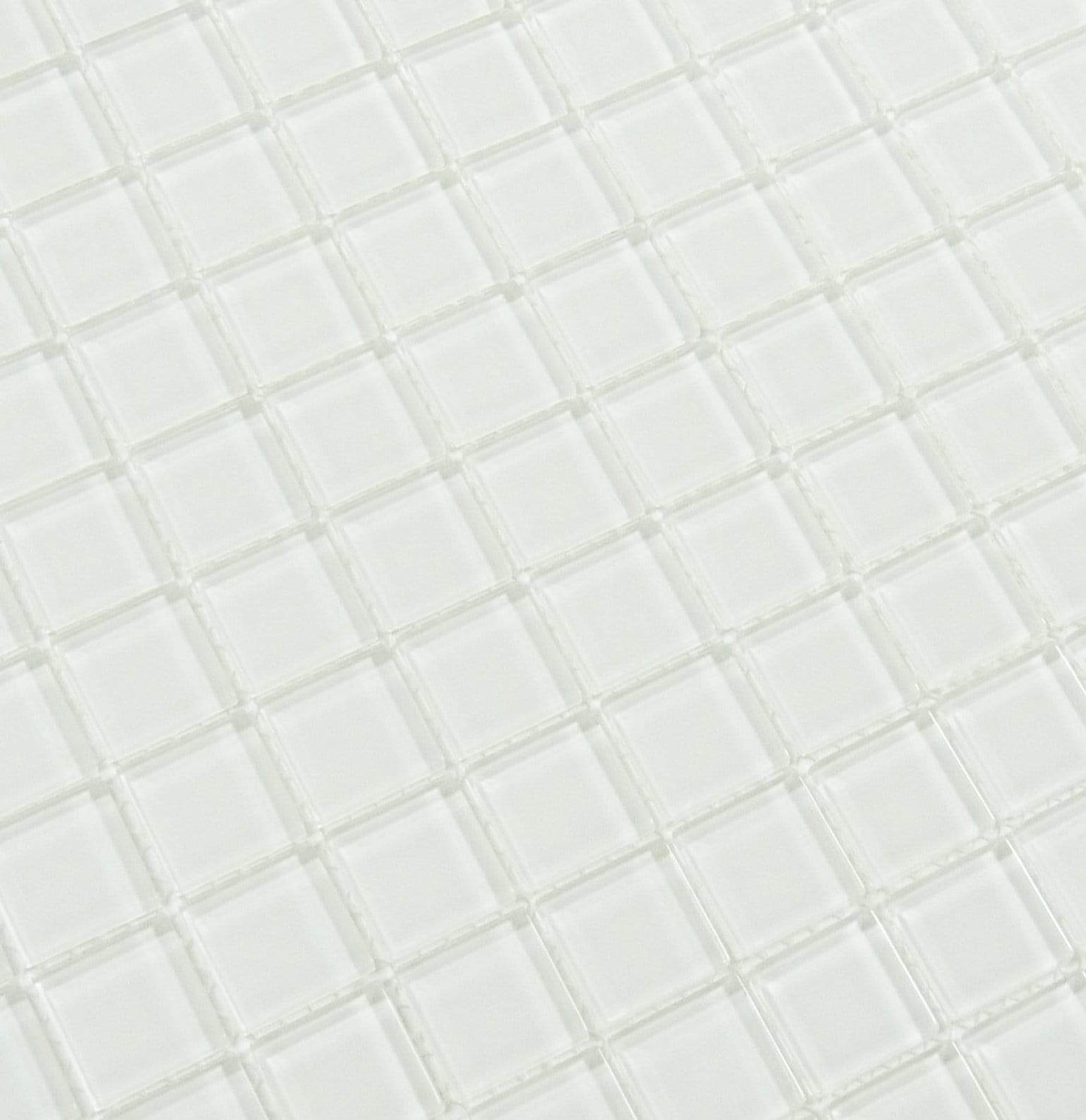 Ice Bay 1" x 1" Glossy Glass Tile Matrix Mosaics