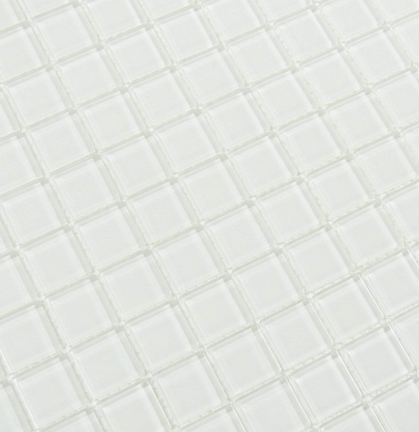 Ice Bay 1" x 1" Glossy Glass Tile Matrix Mosaics