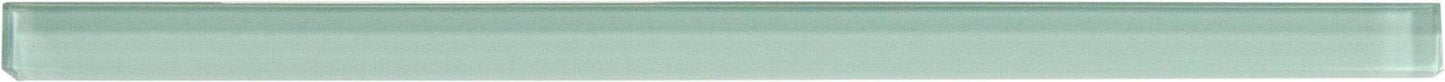 Malted Mint Green Glossy Glass Liner Matrix Mosaics