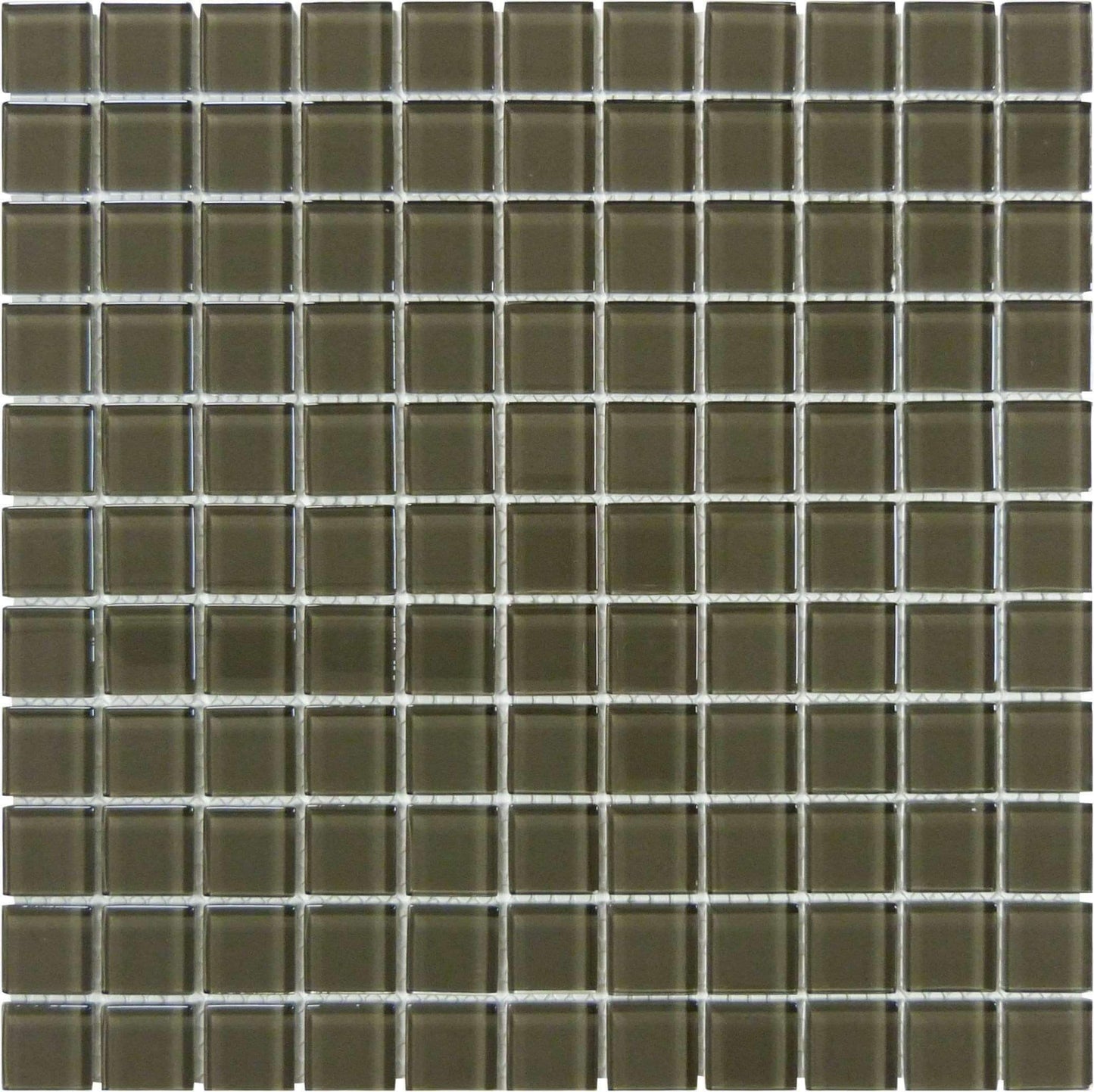 Star Anis 1" x 1" Glossy Glass Tile Matrix Mosaics