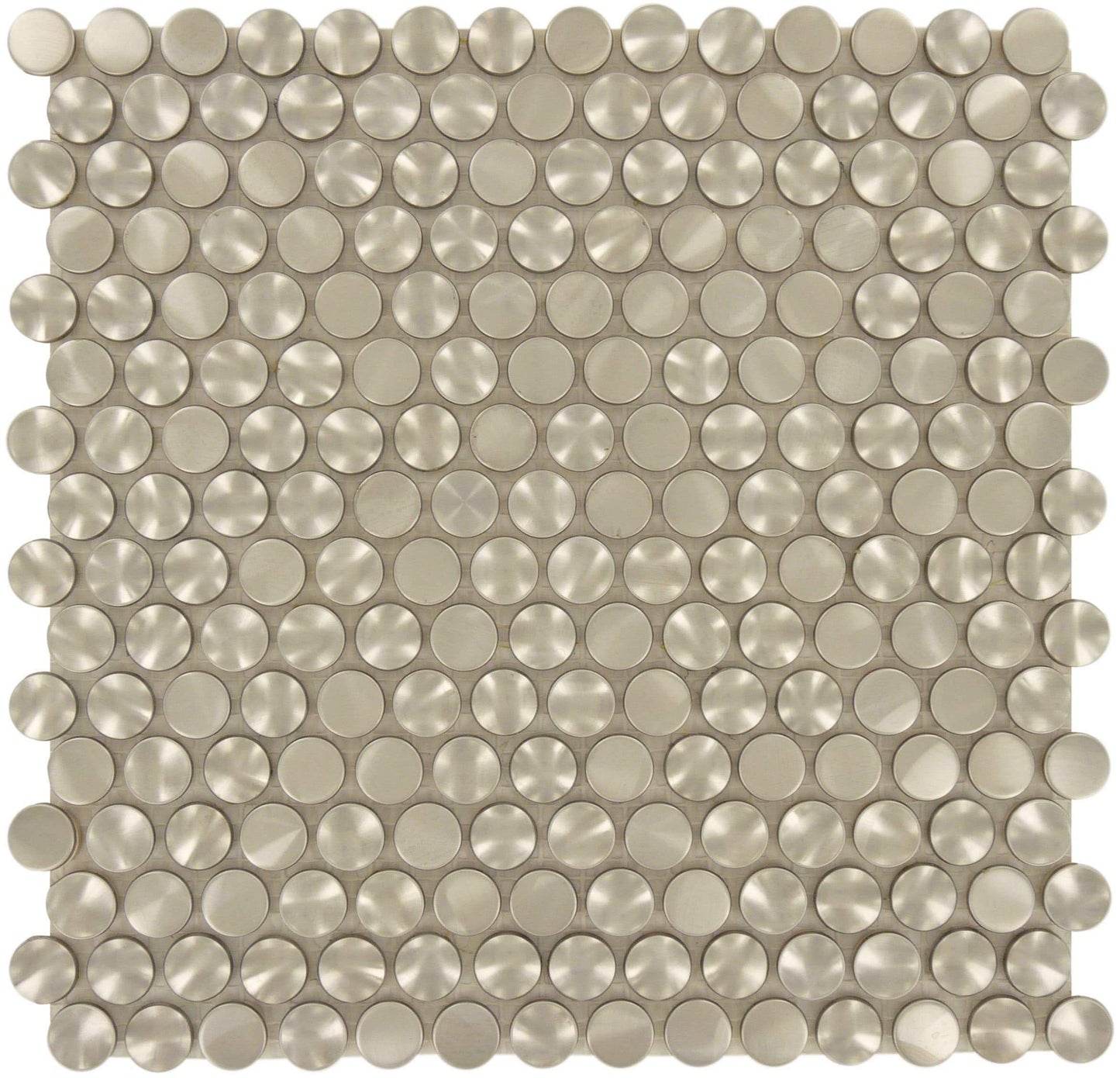 3D Penny Round Stainless Steel Tile Millenium Products