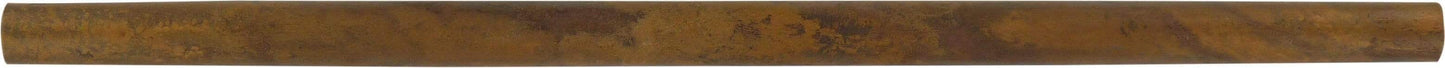 Antique Copper Bullnose 1/2" x 12" Metal Liner Millenium Products