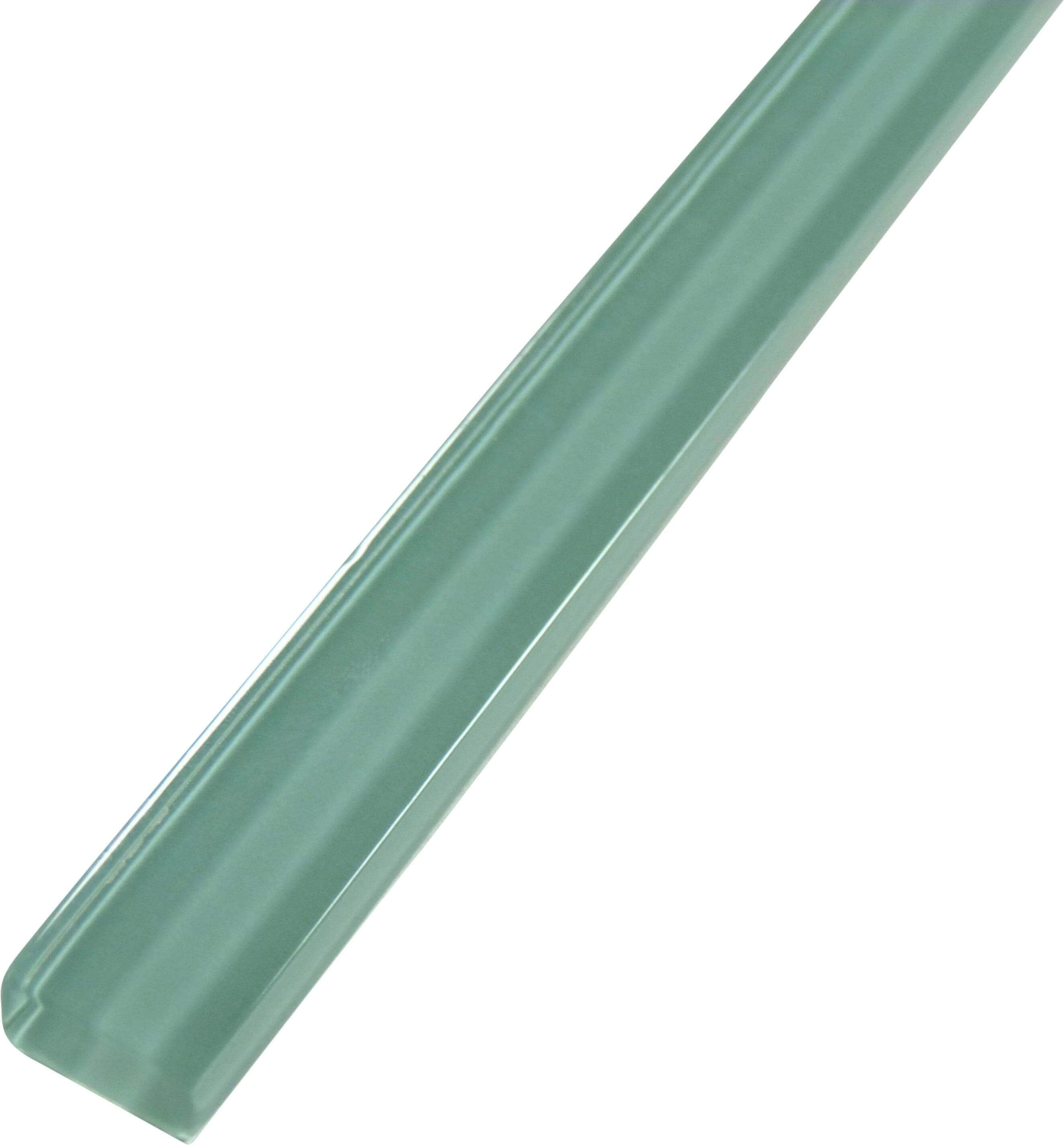 Mint Green 5/8" x 8" Glossy Glass Liner Millenium Products