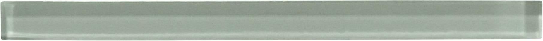 Whisper Grey 5/8" x 8" Glossy Glass Liner Millenium Products