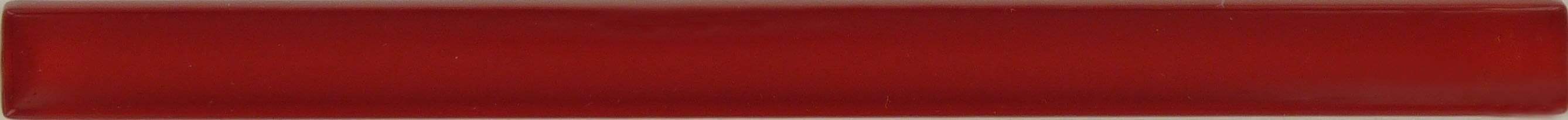 Scarlet Red 5/8" x 8" Glossy Glass Liner Millenium Products