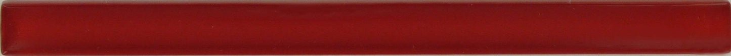 Scarlet Red 5/8" x 8" Glossy Glass Liner Millenium Products