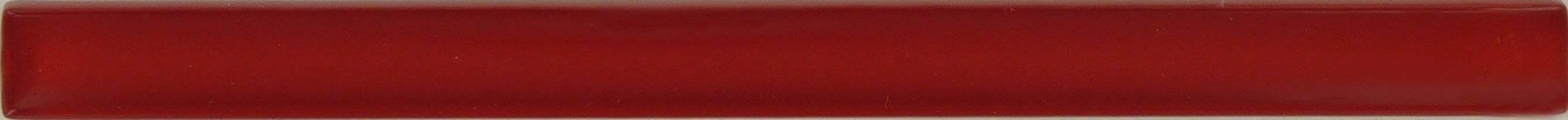 Scarlet Red 5/8" x 8" Glossy Glass Liner Millenium Products