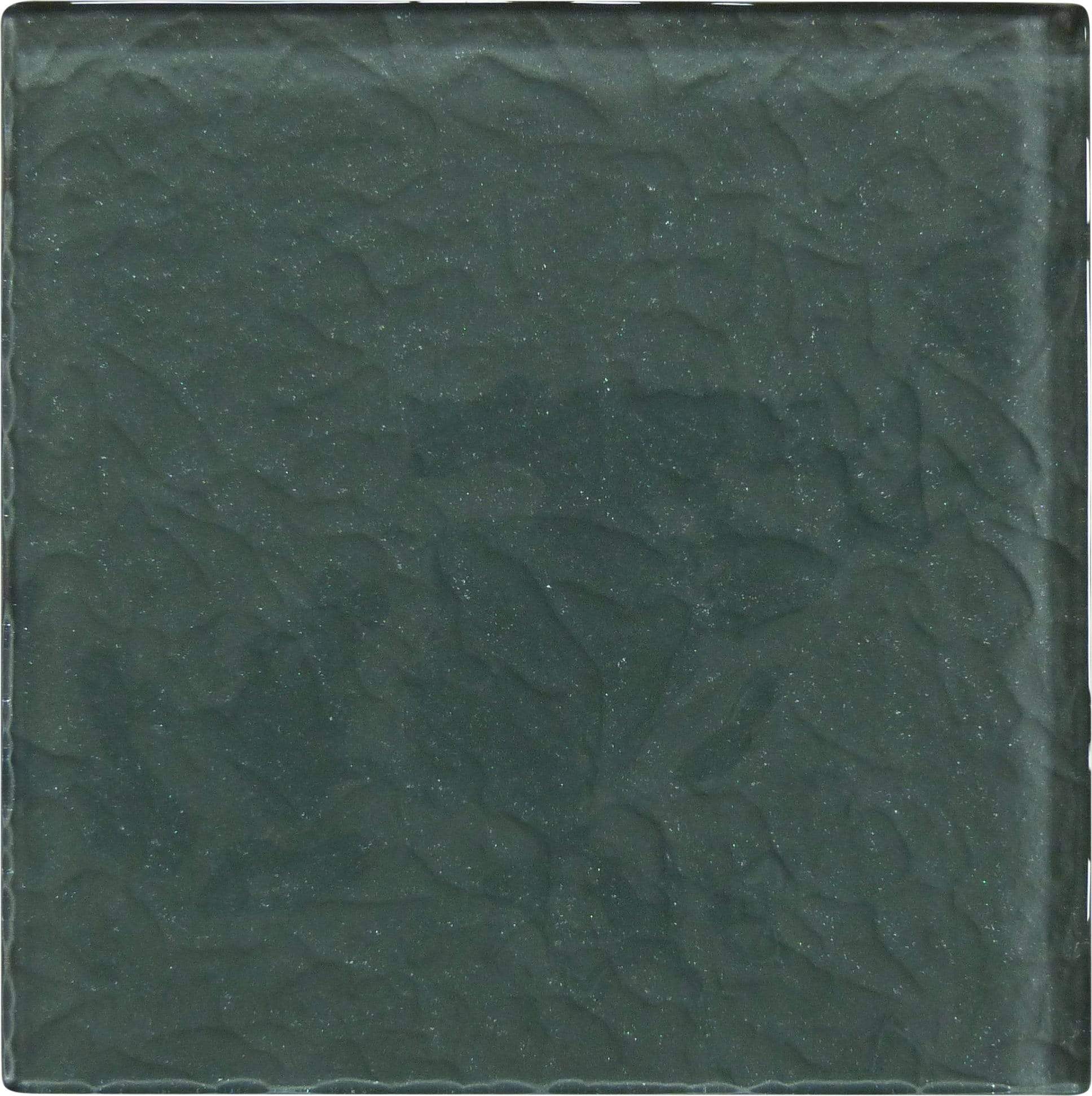 Moonscape Grey 6"x6" Ripple Glossy Glass Pool Tile Ocean Pool Mosaics