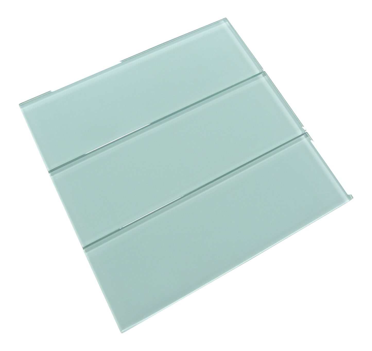 Light Sky Blue 4" x 12" Glossy Glass Subway Tile Pacific Tile