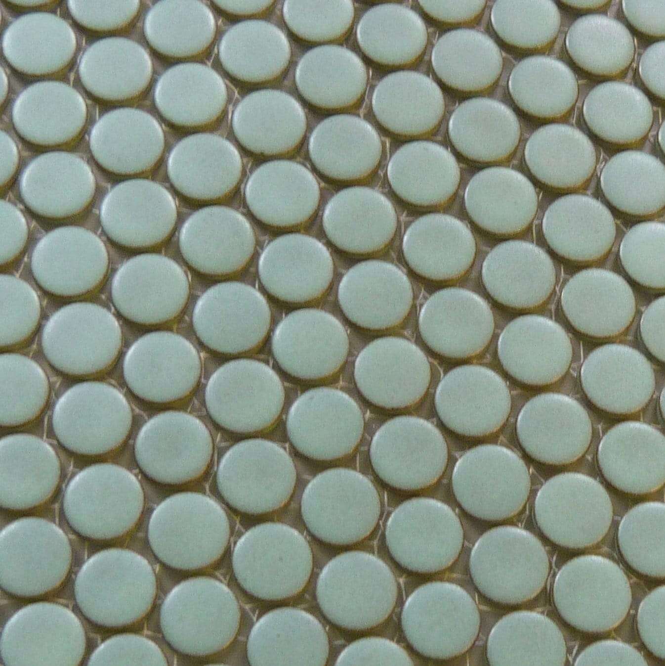 Aquamarine Aqua Circles Porcelain Matte Tile Regency